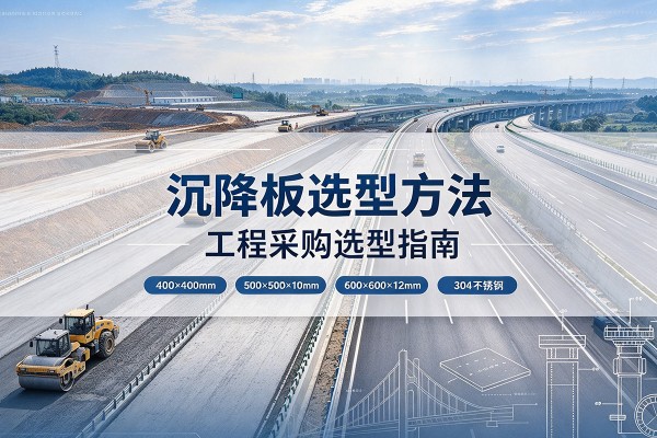 金溪沉降板选择方法