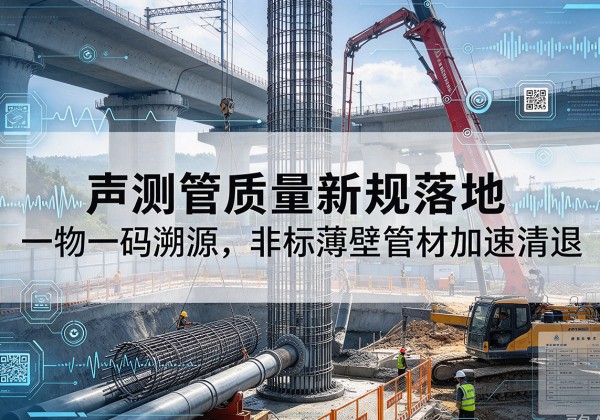 金溪声测管质量新规落地，一物一码溯源，非标薄壁管材加速清退