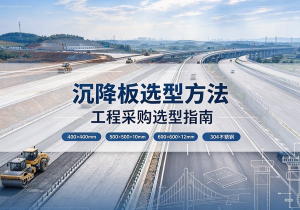 金溪沉降板选择方法