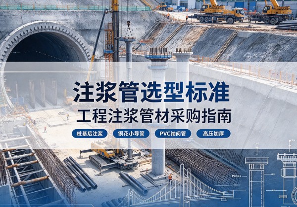 金溪注浆管选型标准